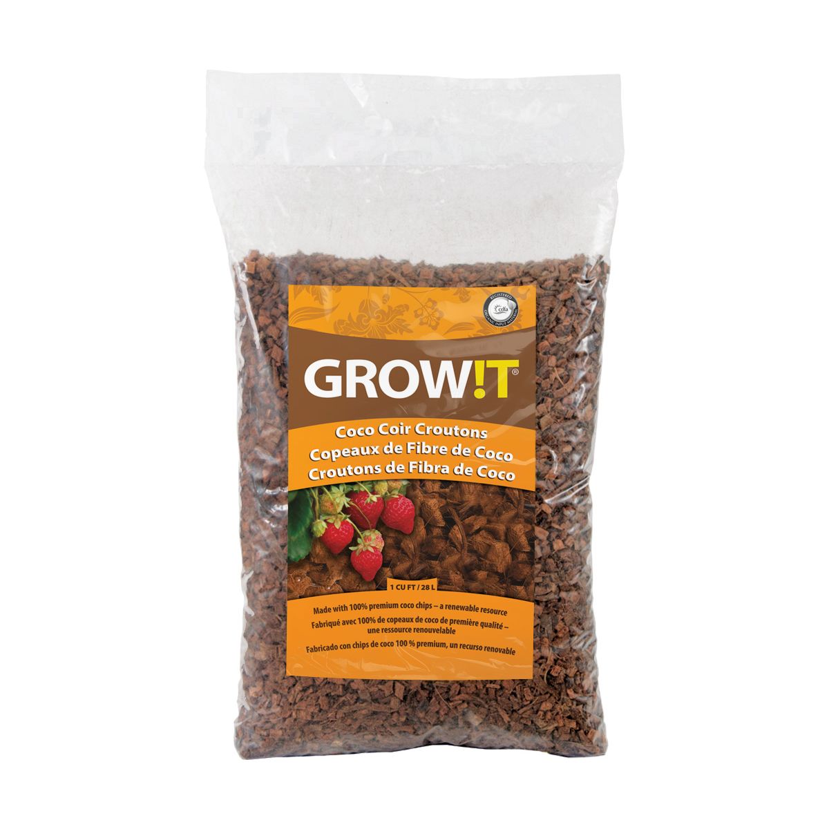 GROW!T Coco Coir Croutons 28 L