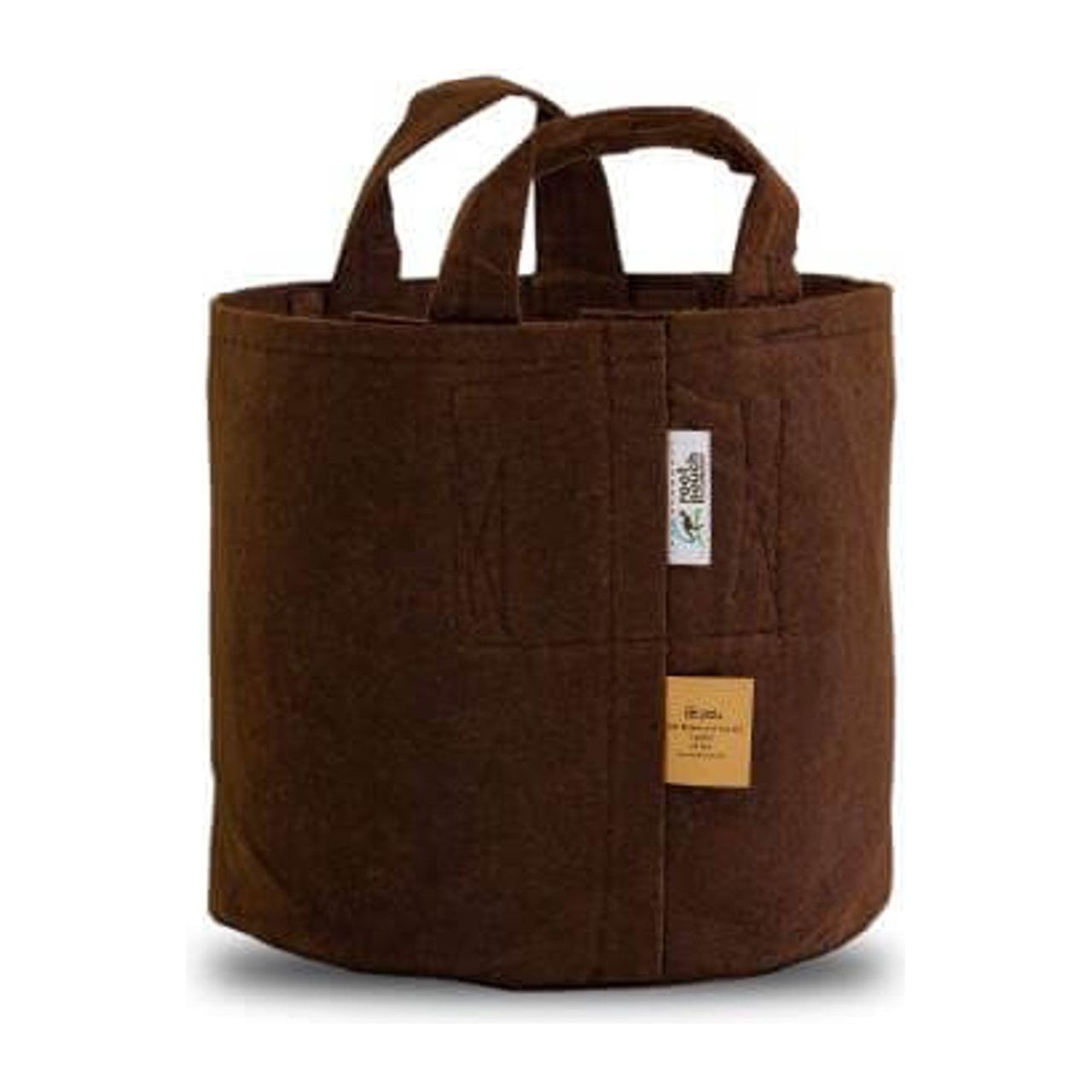 Root Pouch 3 Gallon Brown HEAVYWEIGHT (250 g/m2) w/ Handles (Pack Of 10)
