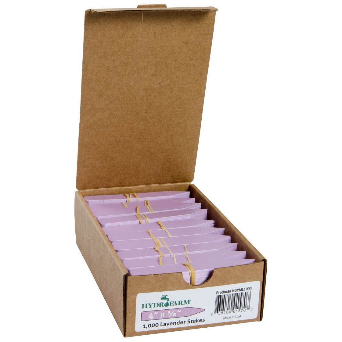 Hydrofarm Lavender Plant Stake Labels 4"x5/8" Case of 1000