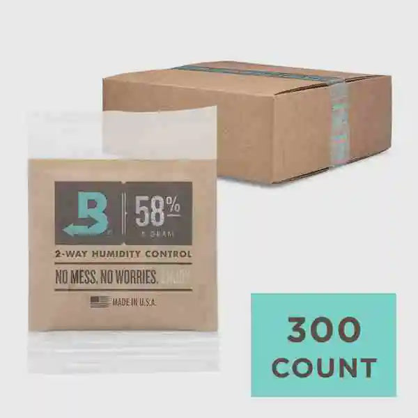 Boveda 2-Way Humidity Packs 58% - 8 Gram (Pack of 300)