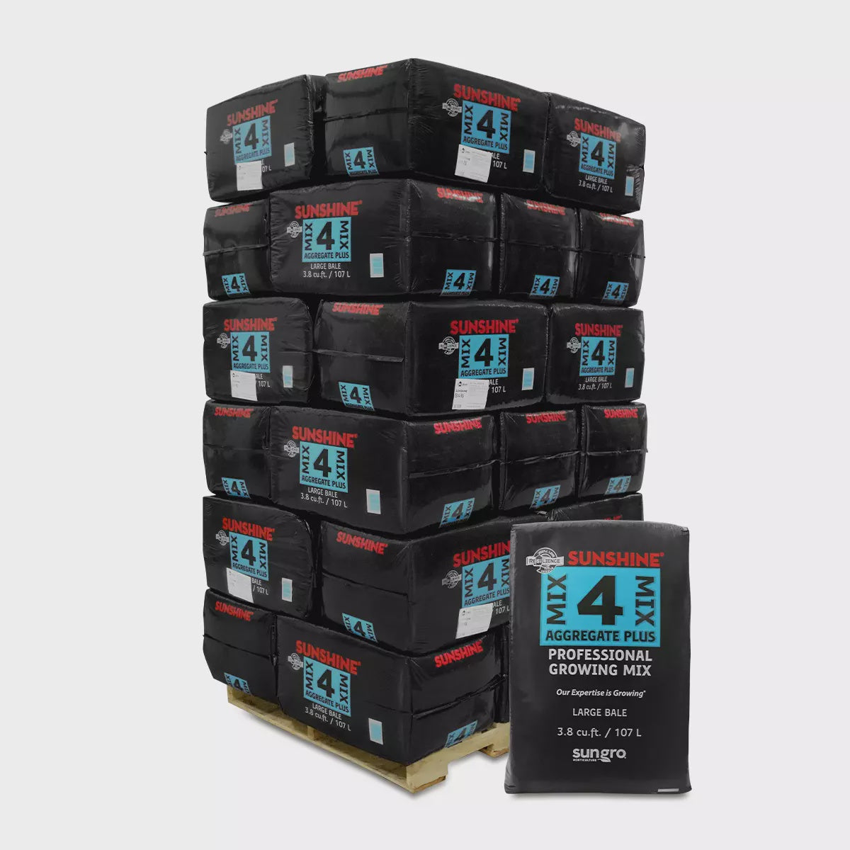 SunGro Horticulture Sunshine Mix #4 3.8 CuFt Compressed (Pallet of 30)