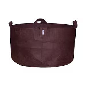 Root Pouch 65 Gallon Brown HEAVYWEIGHT (250 g/m2) w/ Handles (Bale of 100)
