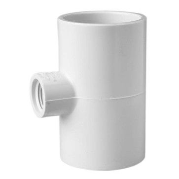 3/4 Inch x 3/4 Inch x 1/2 Inch PVC Tee Reducer (Slip x Slip x Female Pipe Thread)