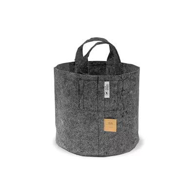 Root Pouch 10 Gallon Grey THICK (250 g/m2) w/ Handles (Bale of 300)