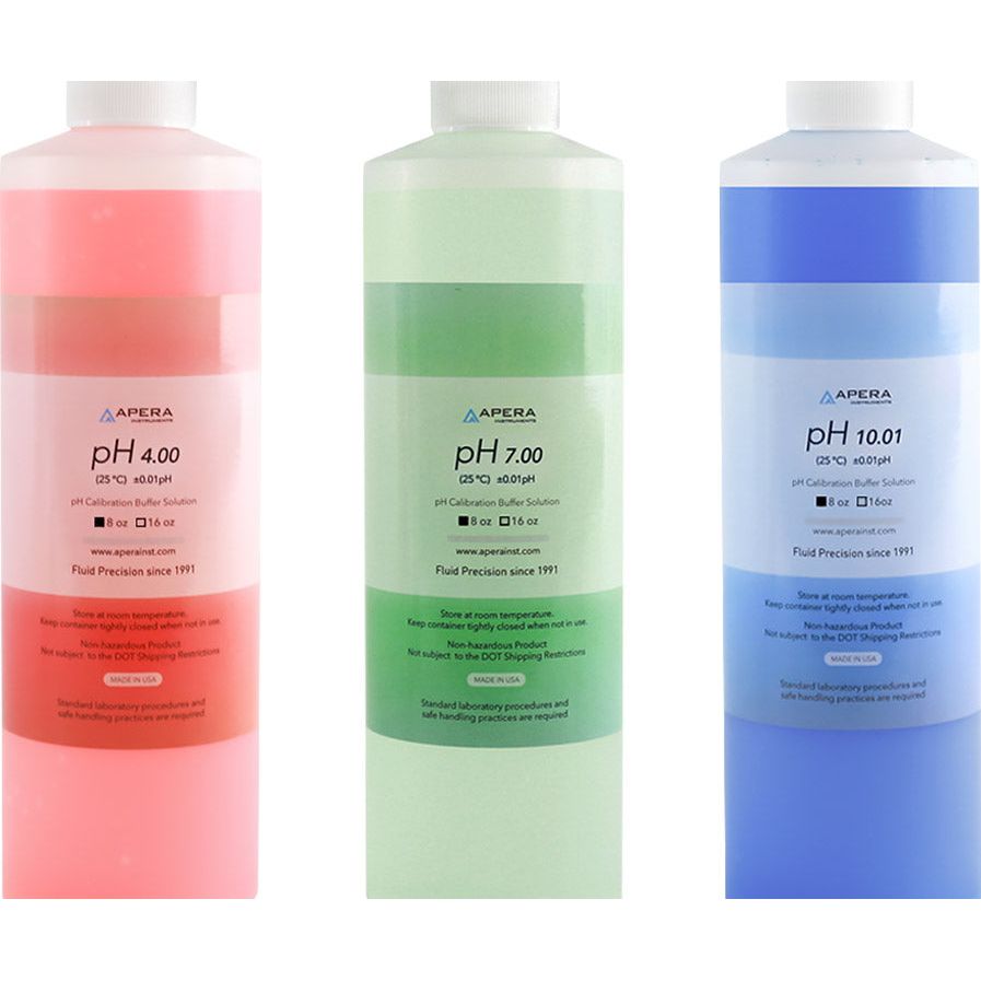 Apera GroStar pH Calibration Kit pH 4/7/10