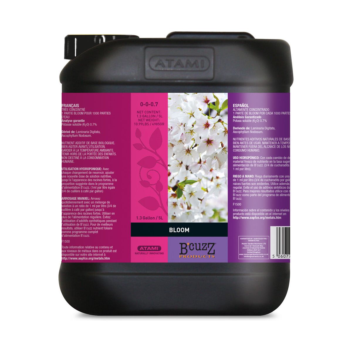 B'cuzz Bloom Stimulator, 5L (1.3 Gal.)