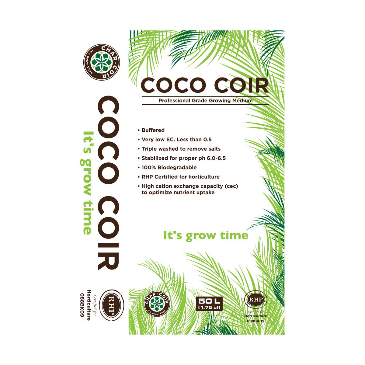 Char Coir 100% RHP Certified Coco Coir