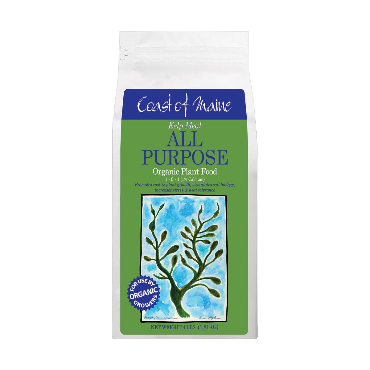 Coast of Maine Kelp Meal Organic Plant Food 1-0-1