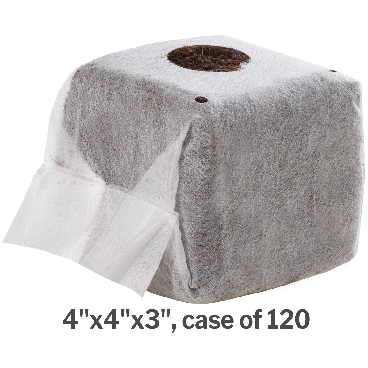 GROW!T Commercial Coco, RapidRIZE Block 4"x4"x3" (Case of 120)