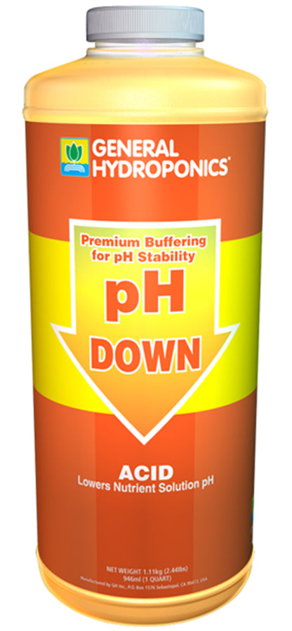 General Hydroponics® pH Down Liquid