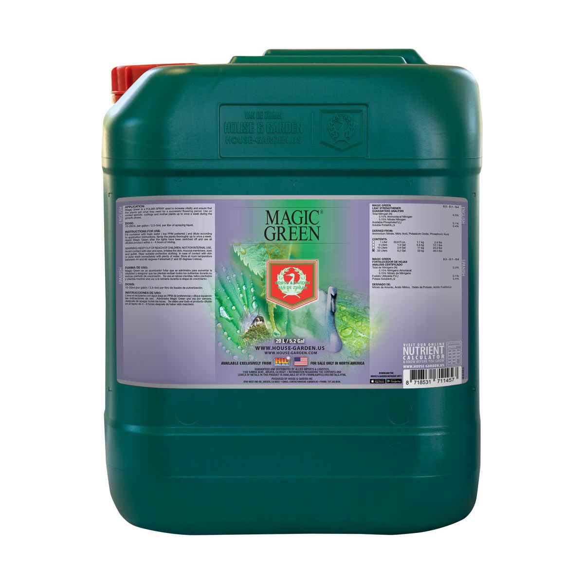 House & Garden Magic Green