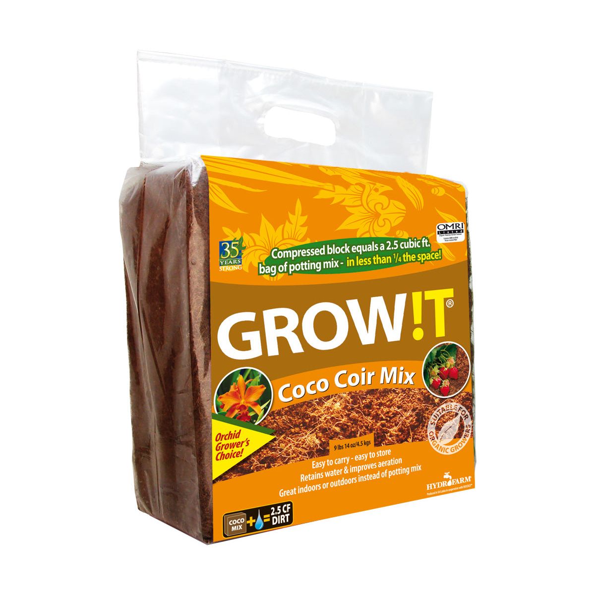 GROW!T Organic Coco Coir Mix Block