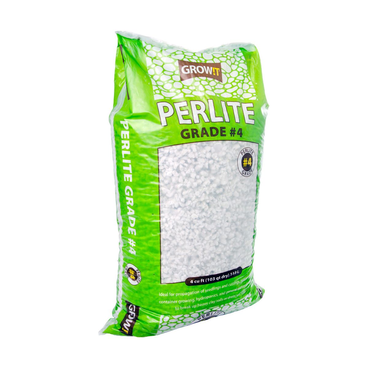 Grow!t #4 Perlite 4 CuFt (Pallet of 30 Bags)