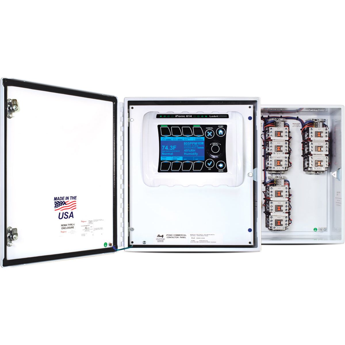 Link4 Corporation iPonic 624 Dual Zone Grow Room Controller