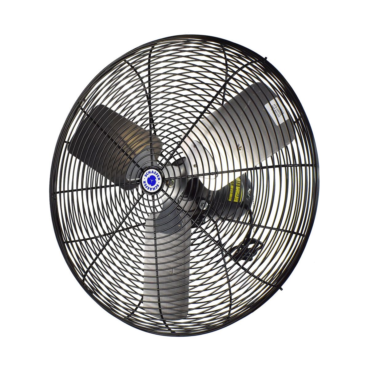 Schaefer 20" Circulation Fan, Black OSHA Guards