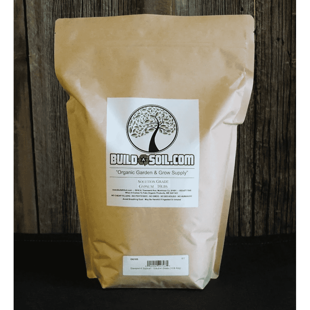 Build A Soil powdered gypsum 10 pound, solution grade gypsum