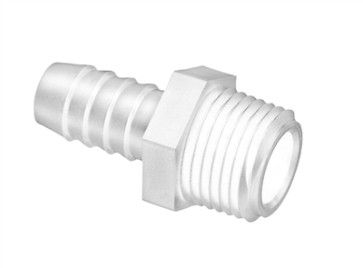 3/4” x 3/4” Nylon Adapter (Male Nominal Pipe Thread x Barb Hose Insert)