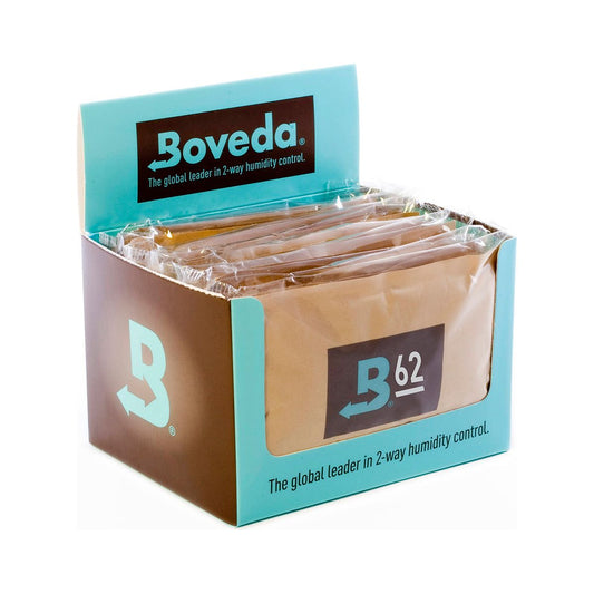Boveda 2-Way Humidity Packs 62% - 67 Gram (Pack of 12)
