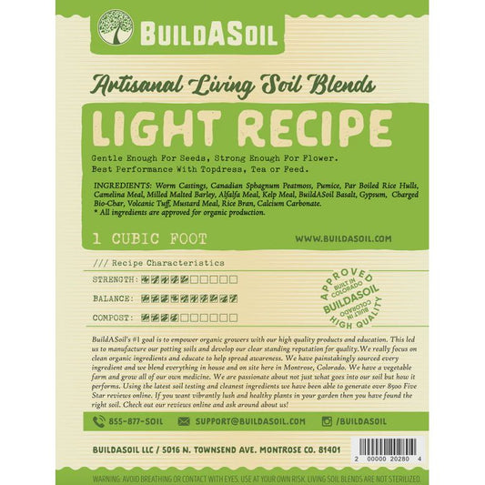 BuildASoil Light Recipe Soil