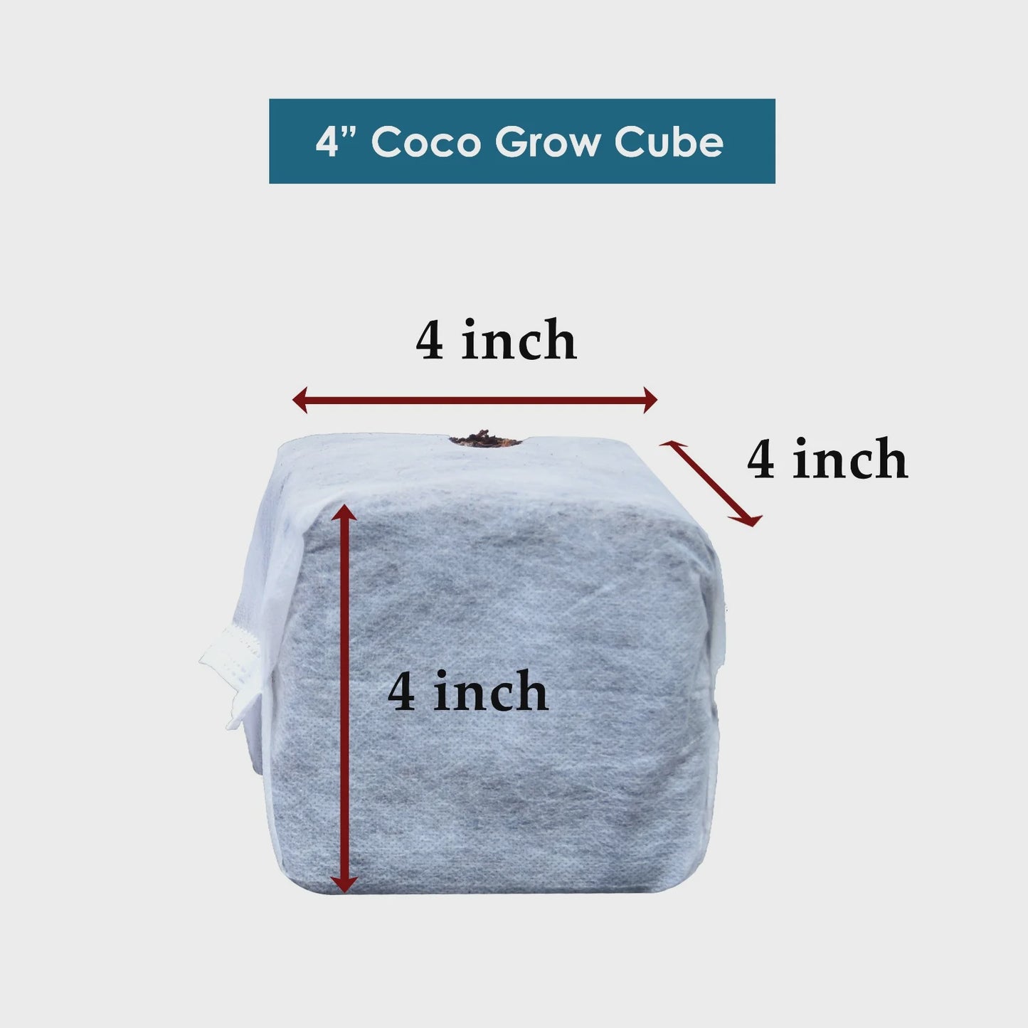 GroEzy Expandbale Pots - Straight Coco Blocks in Fabric Bags