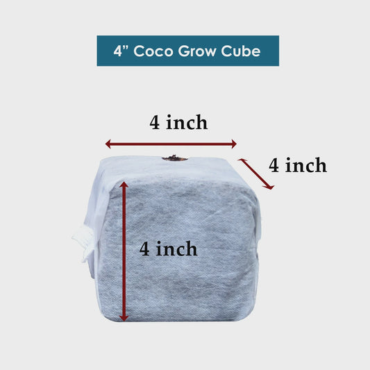 GroEzy Expandbale Pots - Straight Coco Blocks in Fabric Bags