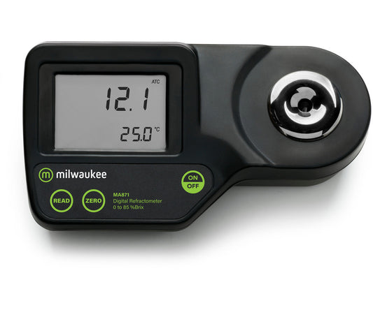 Milwaukee Instruments MA871 Digital Brix Refractometer Range 0-85%
