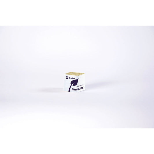 Grodan Gro Block Improved Mini Block 1.5" Strip -Shrink Wrapped (Case of 50 Sleeves)