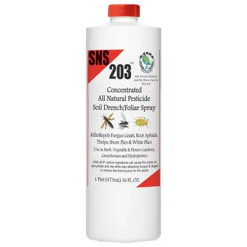 SNS 203 Conc. Pesticide Soil Drench/Foliar Spray