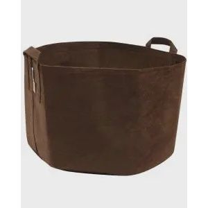 Root Pouch 20 Gallon Brown HEAVYWEIGHT (250 g/m2) w/ Handles (Pack Of 10)