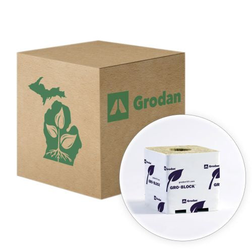 Grodan Improved Gro-Block, Hugo 6" x 6" x 5.8" (Case Of 64)