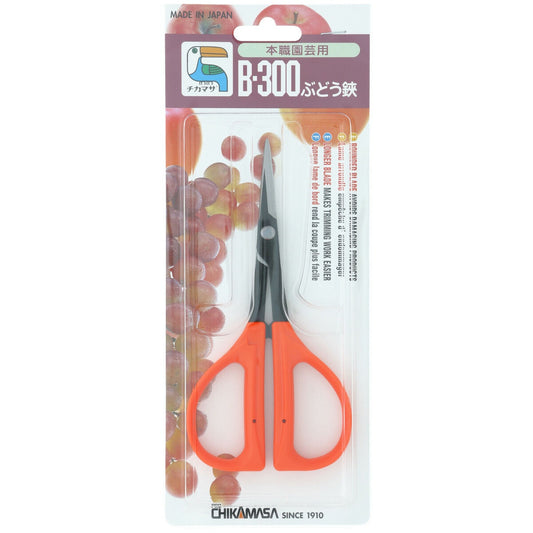 Chikamasa B-300 Carbon Steel Garden Scissors (Case of 6)