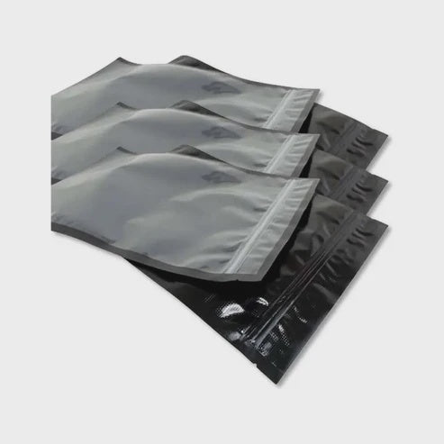 StashBags 15" x 20" Black & Clear Pre-Cut Vacuum Seal Bags W/ Zipper (Case of 250)