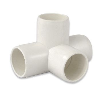 3/4" PVC 4-Way Side Outlet Tee