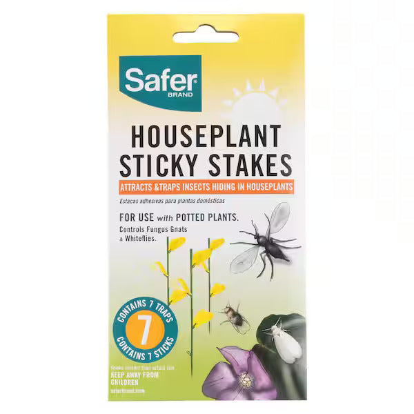 Safer Houseplant Sticky Stakes