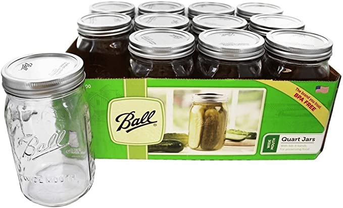 32oz Glass Ball Jar Case (12/Case)