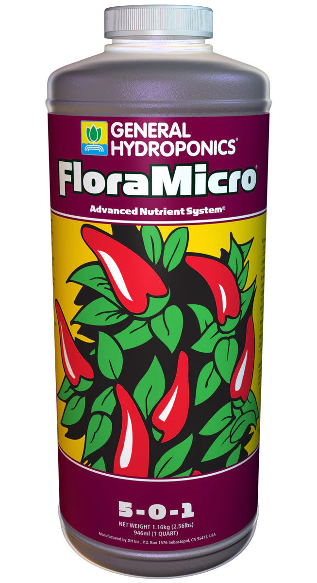 General Hydroponics FloraMicro 5 - 0 - 1