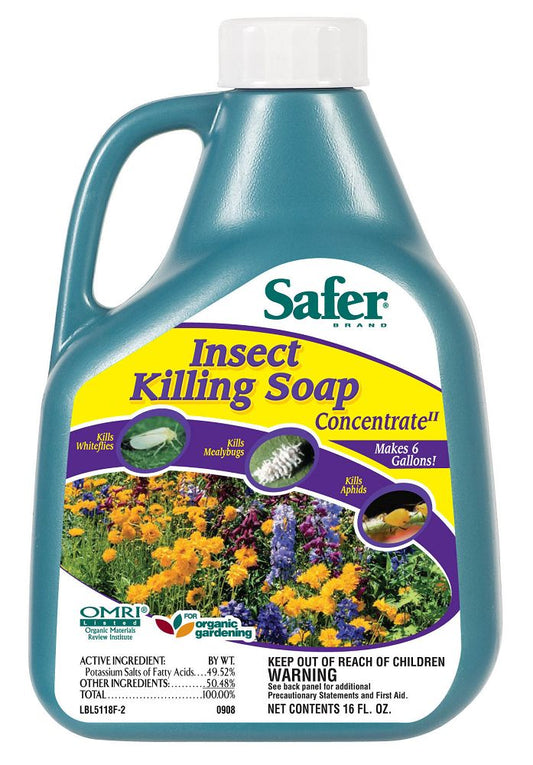 Safer Insect Killing Soap II Conc. 16 oz