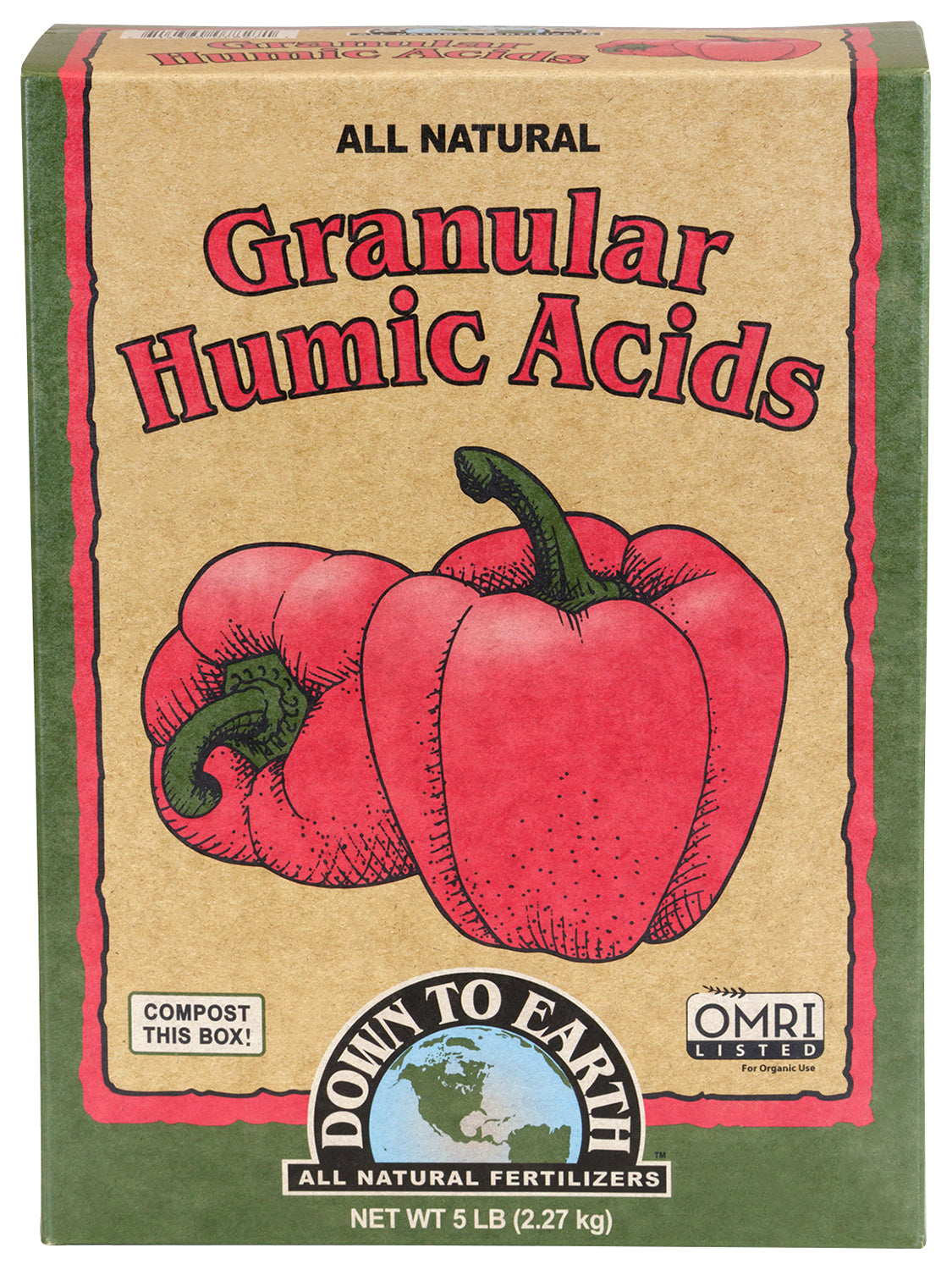 Down To Earth Granular Humic Acid - 5 lb