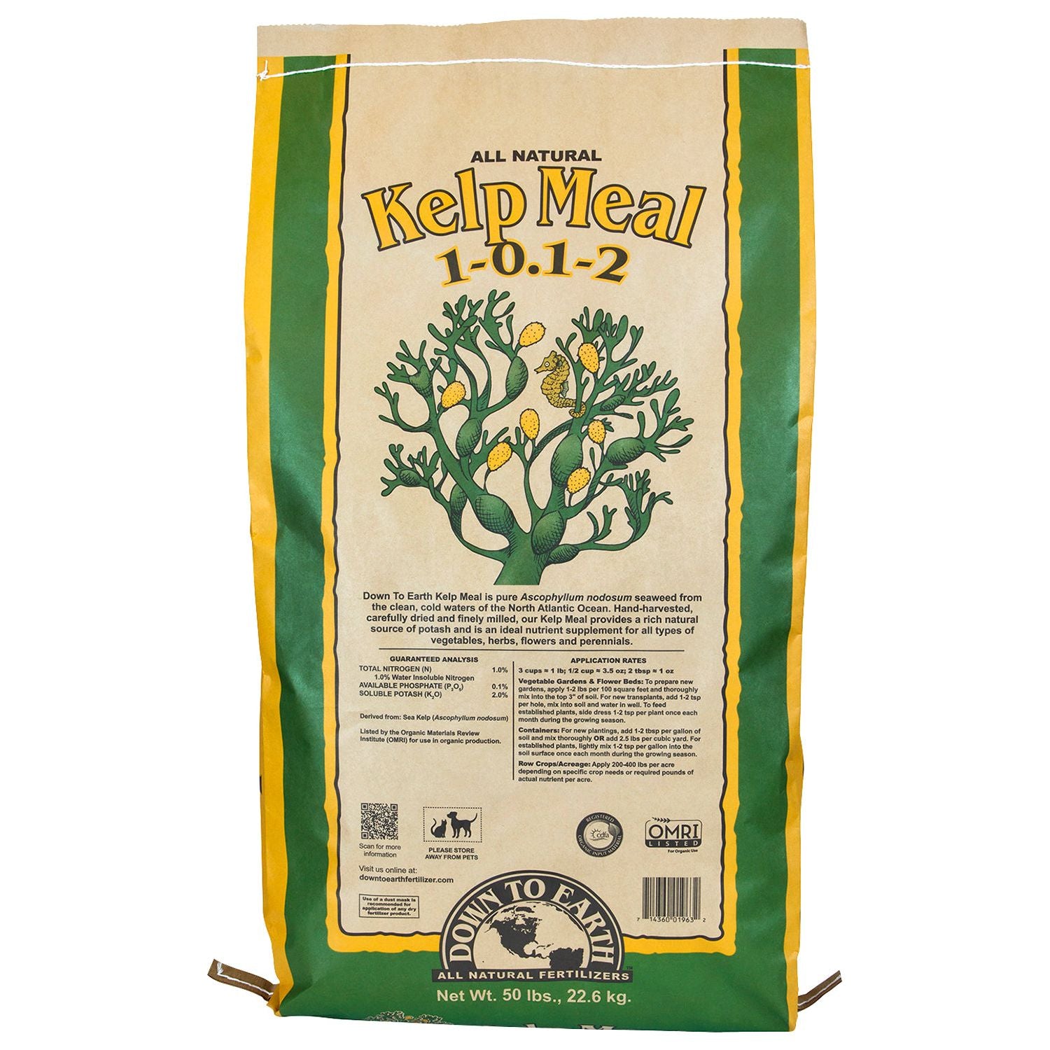 Down To Earth Kelp Meal - 50 lb