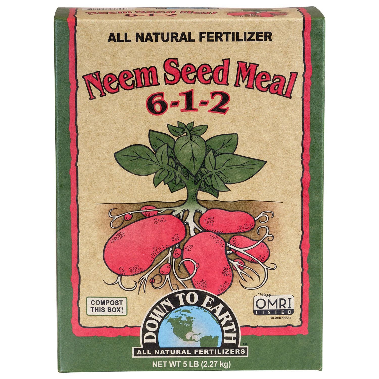 Down to Earth Neem Seed Meal