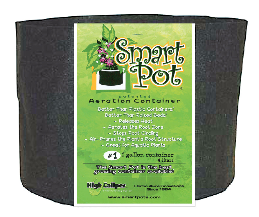 Smart Pot Black 1 Gallon (