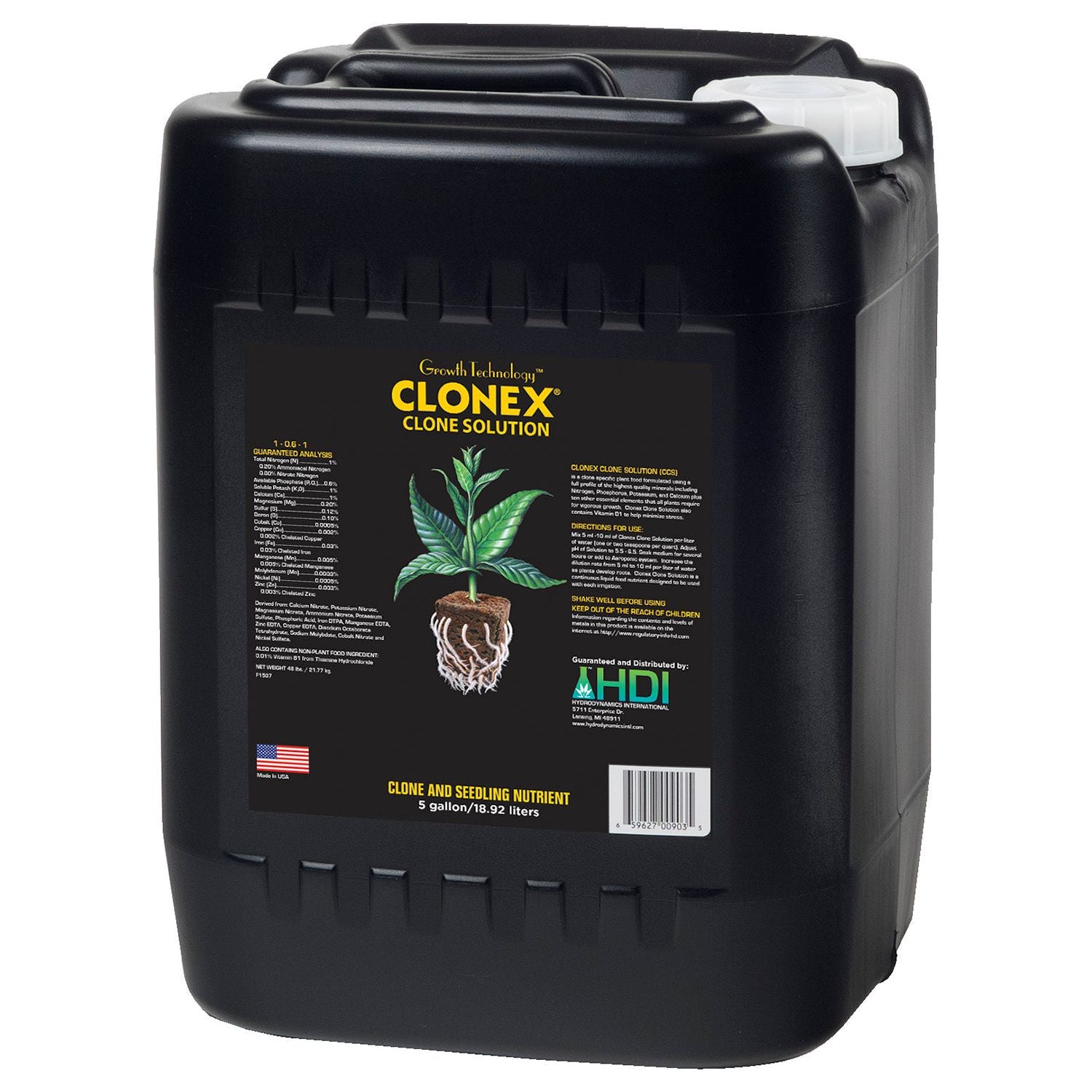 HydroDynamics Clonex Clone Solution 5 Gallon