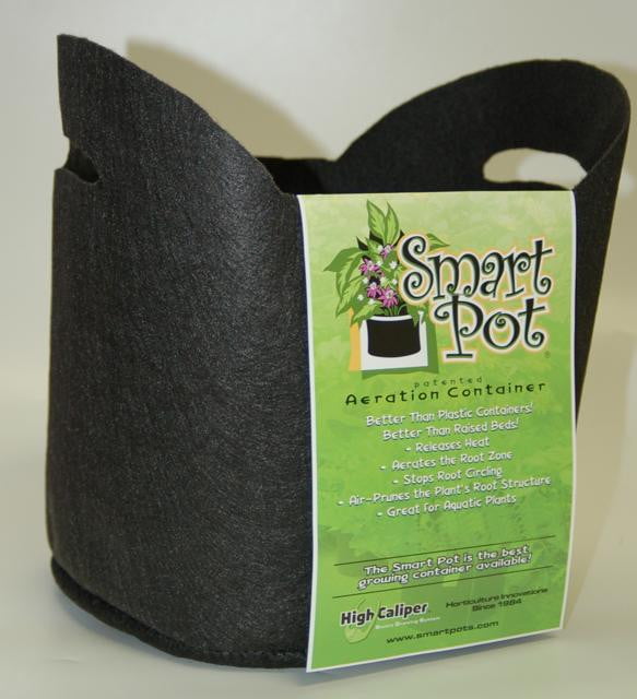 Smart Pot Black 5 Gallon w/ handles 