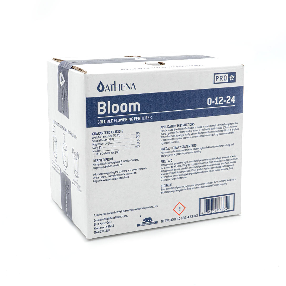 Athena Bloom Pro Line 2 pound powdered nutrient
