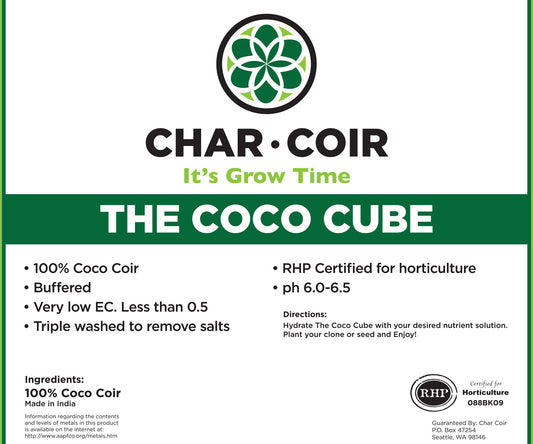 Char Coir Coco Cube
