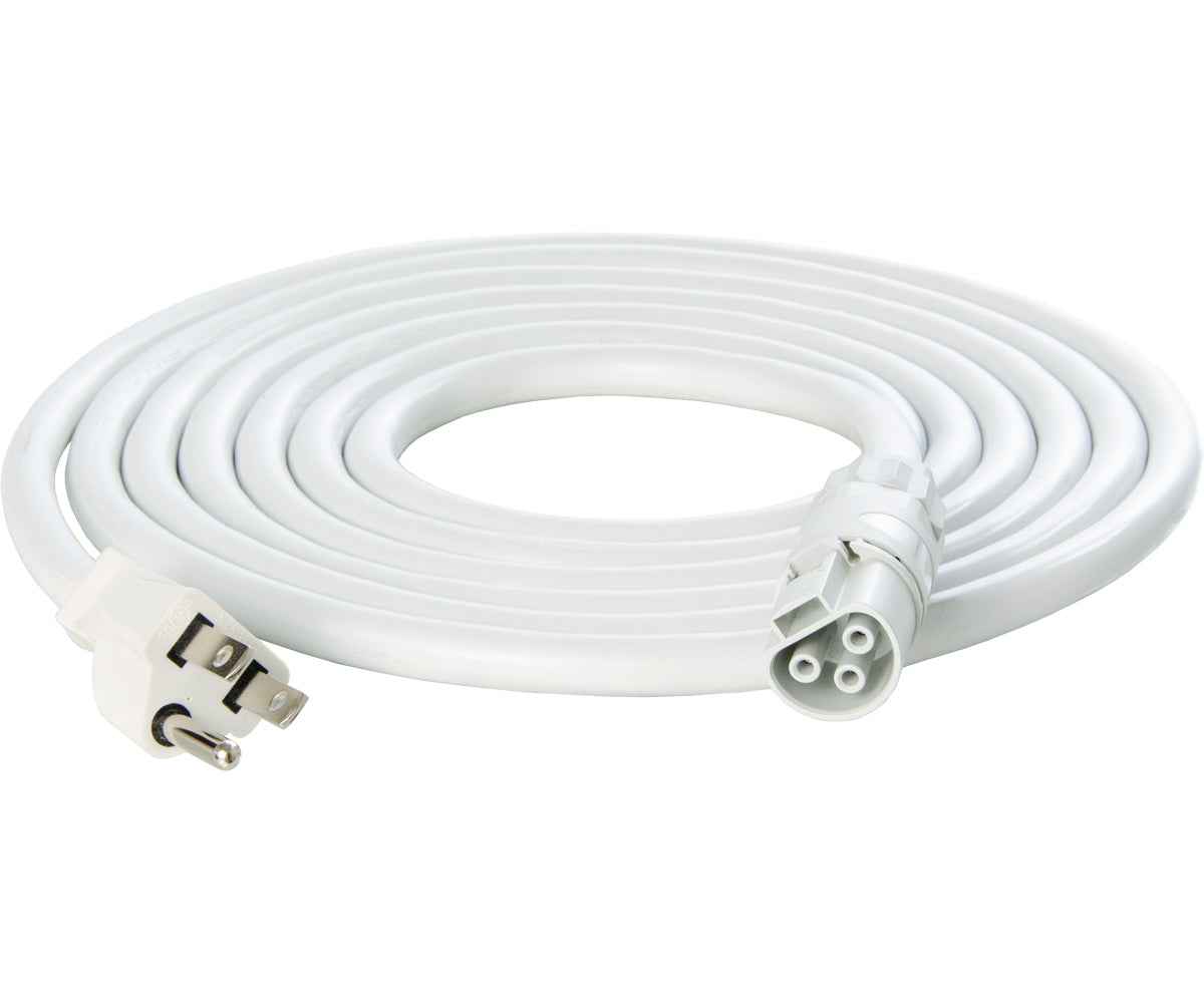 PHOTOBIO X White Cable Harness 16AWG 110/120V Plug 5-15P 10'