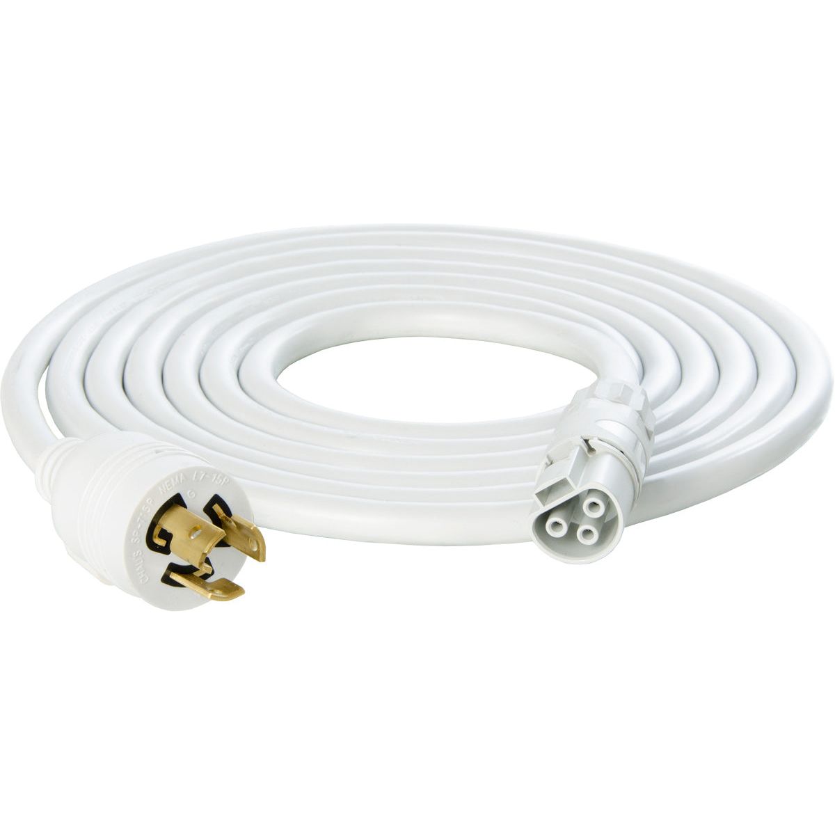 PHOTOBIO X White Cable Harness 18AWG Locking 277V L7-15P 10'