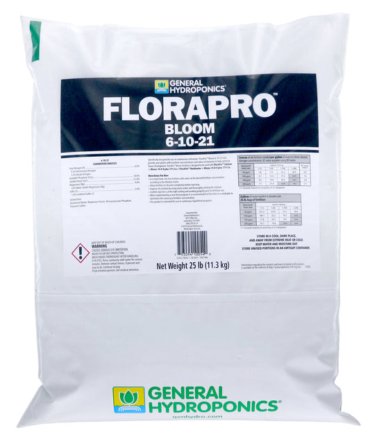 General Hydroponics FloraPro Bloom Soluble 25 lb bag (