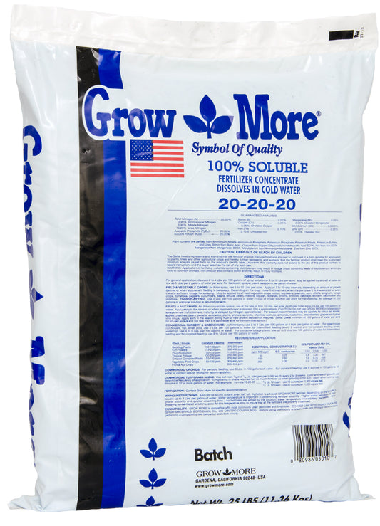 Grow More Water Soluble 20-20-20