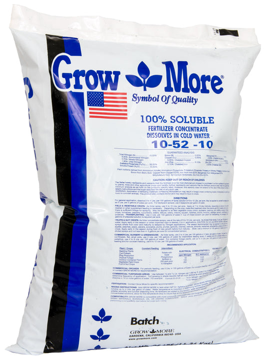 Grow More Water Soluble 10-52-10
